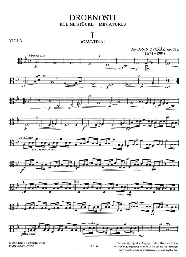 Kleine Stücke op.75a (2 Violinen und