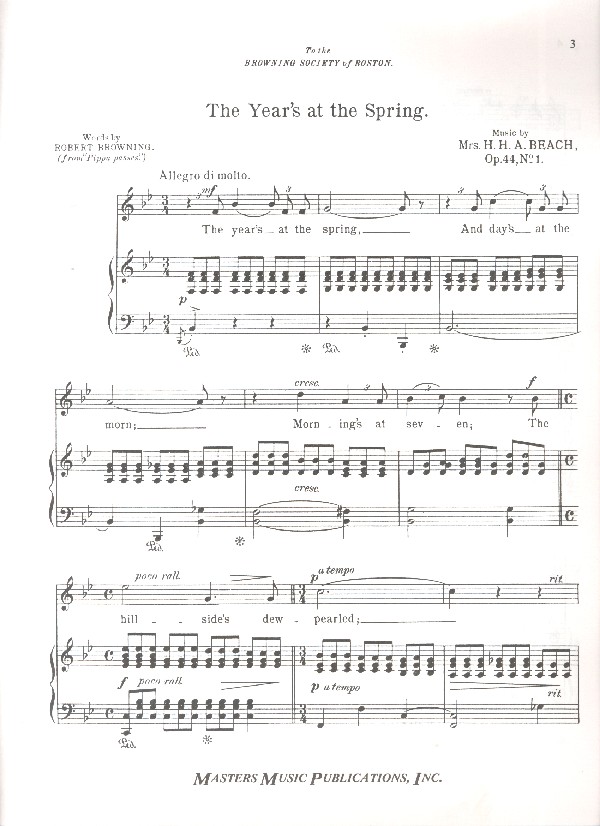 3 Browning Songs op.44