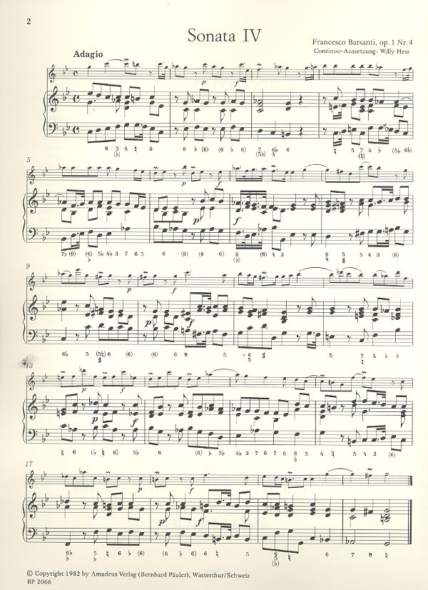 6 Sonaten op.1 Band 2 (Nr.4-6)