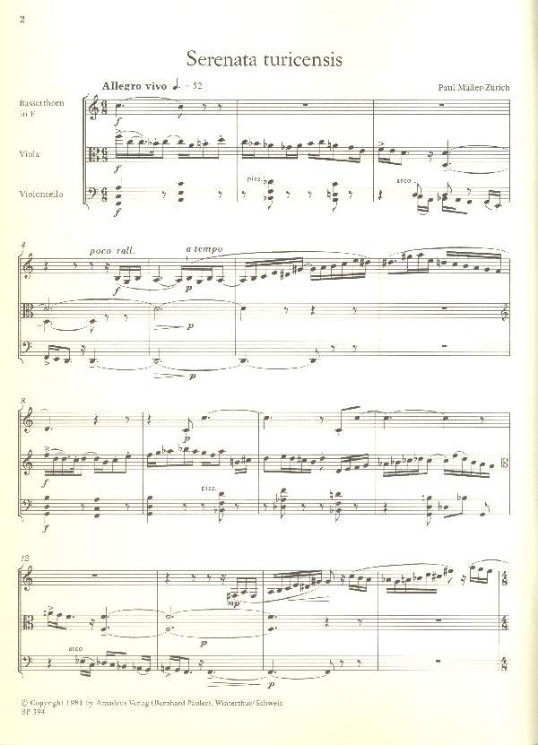 Serenata turicensis Trio für