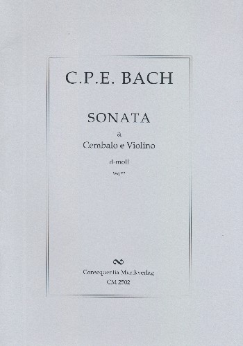 Sonate d Moll Wq72