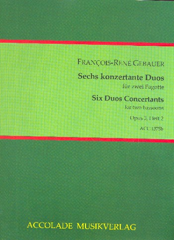 6 Duos concertants op.3 Band 2