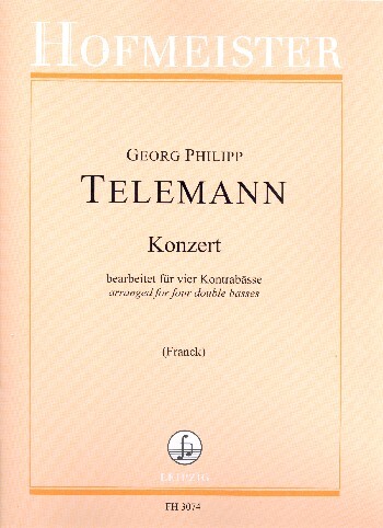 Konzert TWV40:202 für 4 Violinen