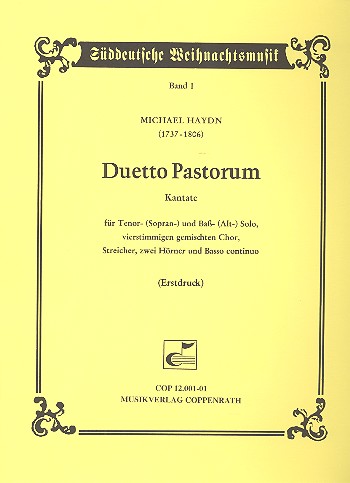 DUETTO PASTORUM KANTATE FUER