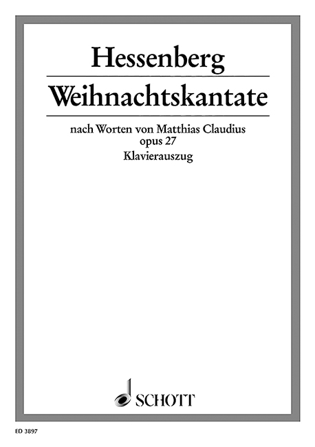 Weihnachtskantate op. 27