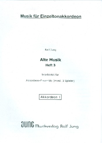 Alte Musik Band 3