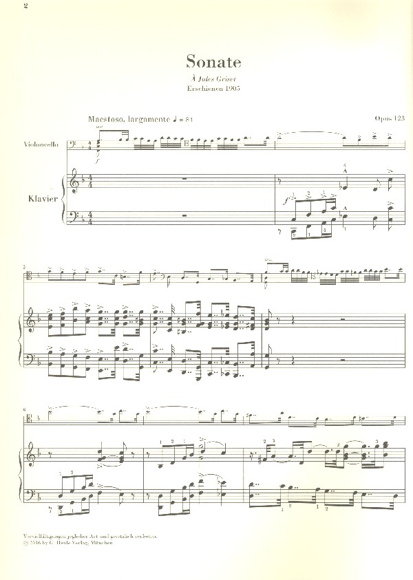 Sonate F-Dur Nr.2 op.123