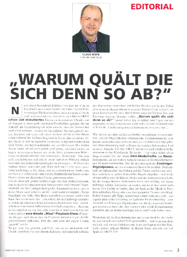 okey November/Dezember 2016 (Heft 133)