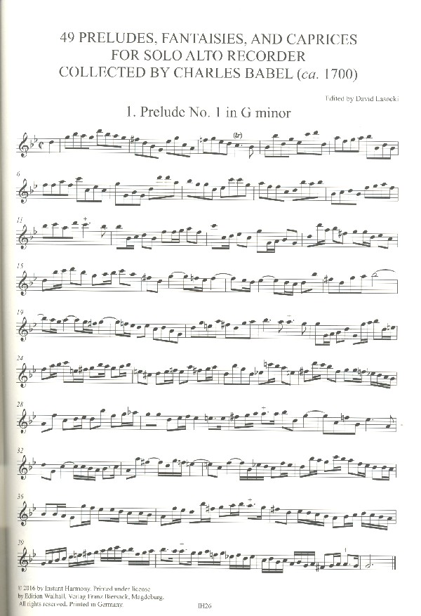 49 Preludes, Fantaisies and Caprices