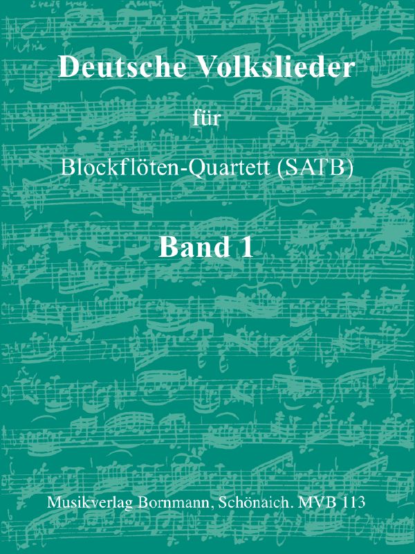 Deutsche Volkslieder Band 1