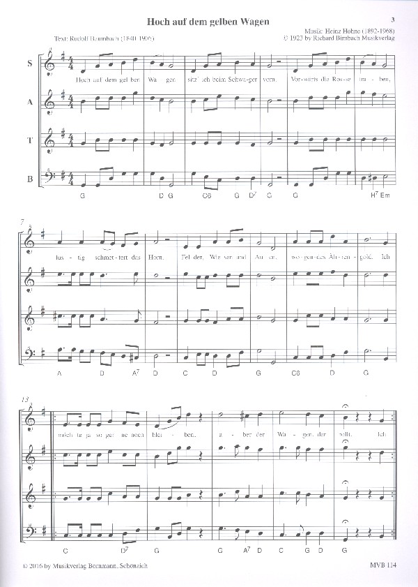 Deutsche Volkslieder Band 2