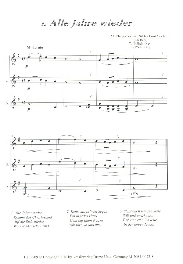 Weihnachtsmusik Band 1