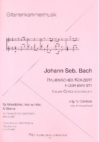 Italienisches Konzert F-Dur BWV971