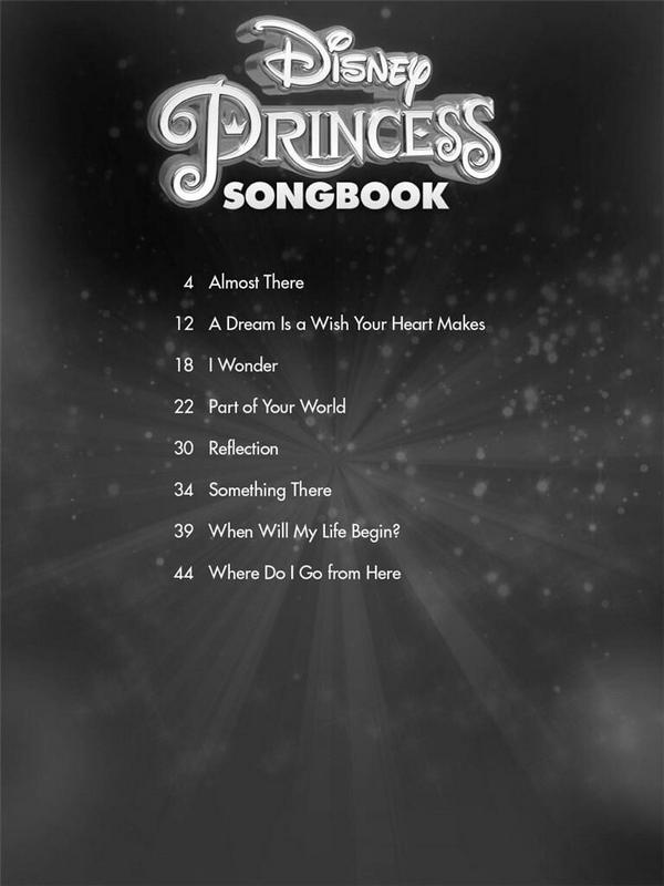 Disney Princess Songbook (+Online Audio Access):