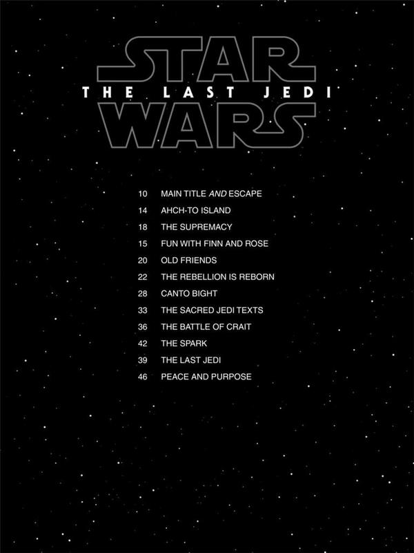 Star Wars - The last Jedi (Selections):