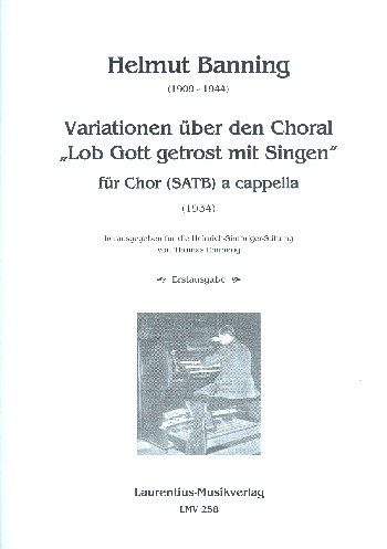 Variationen über den Choral Lob Gott getrost mit Singen