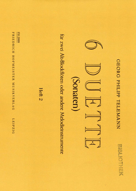6 Duette Band 2 (Nr.4-6)