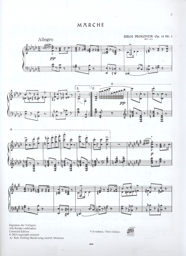 10 kleine Klavierstücke op.12