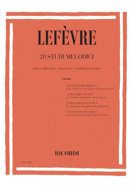20 studi melodici per