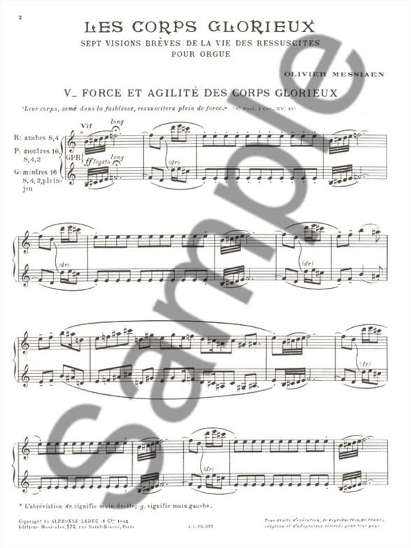 Les corps glorieux vol.3 7 visions