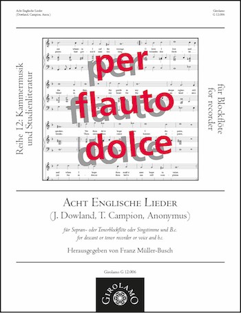 Acht englische Lieder