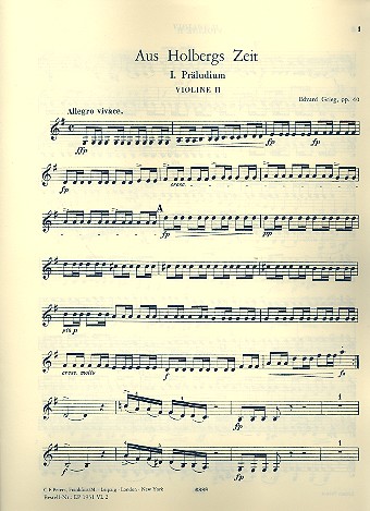 Aus Holbergs Zeit op.40