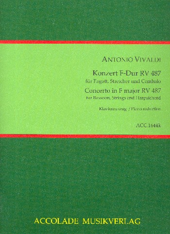 Konzert F-Dur RV487 für Fagott, Streicher und Cembalo