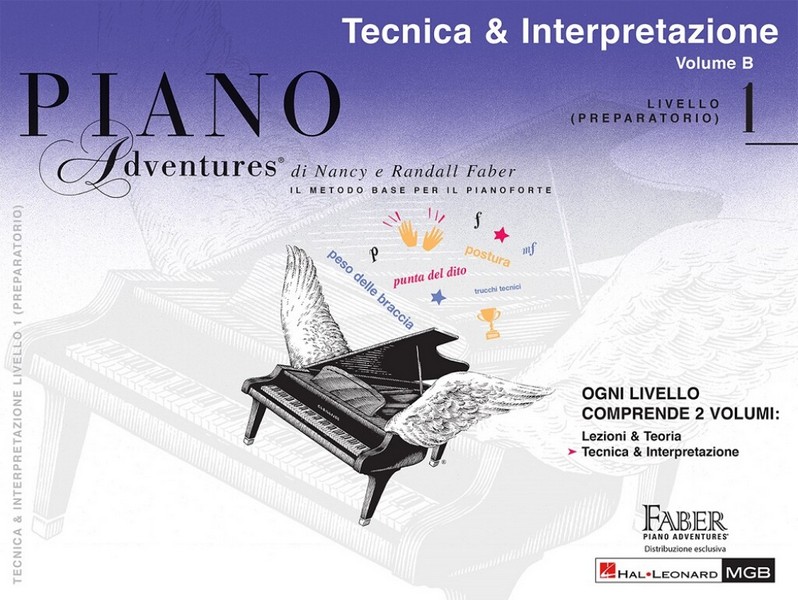 HL00244183 Piano Adventures Livello 1 - Tecnica & Interpretazione prep