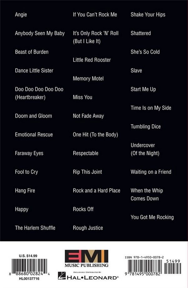 The Rolling Stones: Guitar Chord Songbook