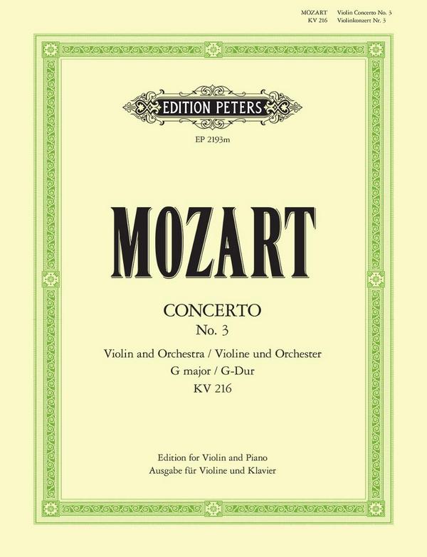 Konzert G-Dur KV216 