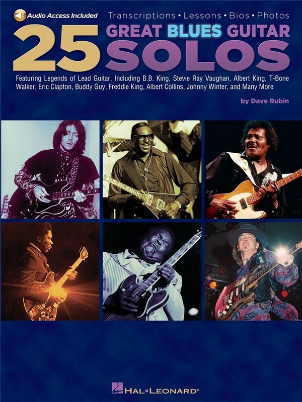 25 great Blues Guitar Solos (+CD):