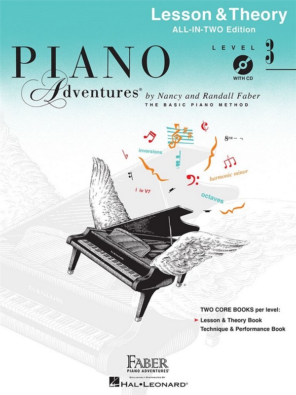 HL00148145 Piano Adventures Level 3 - Lesson & Theory (+CD) :