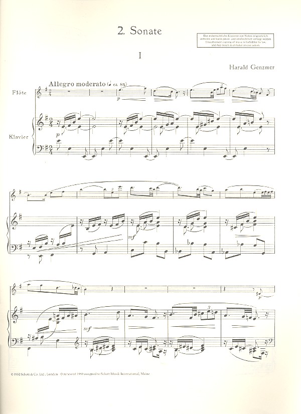 2. Sonate e-Moll GeWV 223