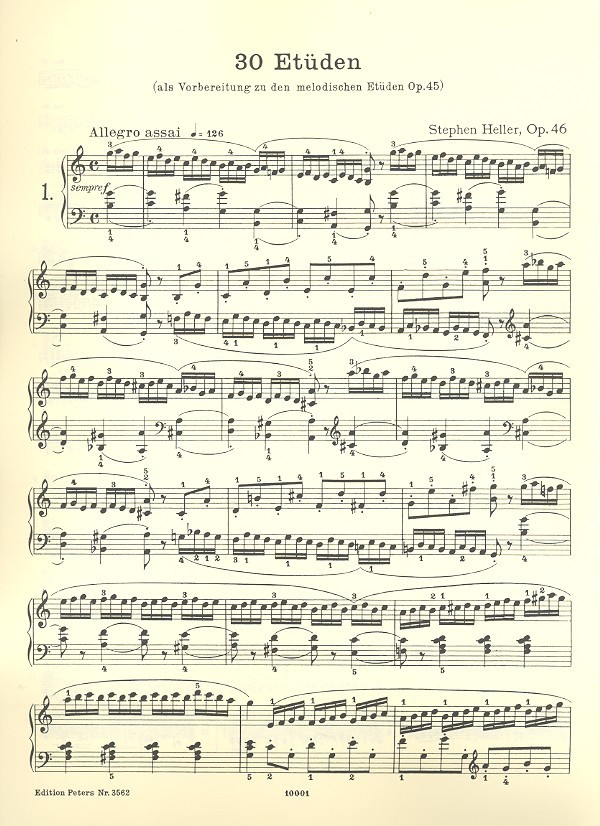 30 fortschreitende Etüden op.46