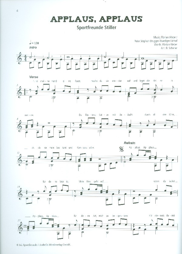 Best of Pop & Rock light for Acoustic Guitar vol.1: