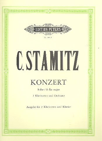 Konzert B-Dur für 2 Klarinetten und Orchester