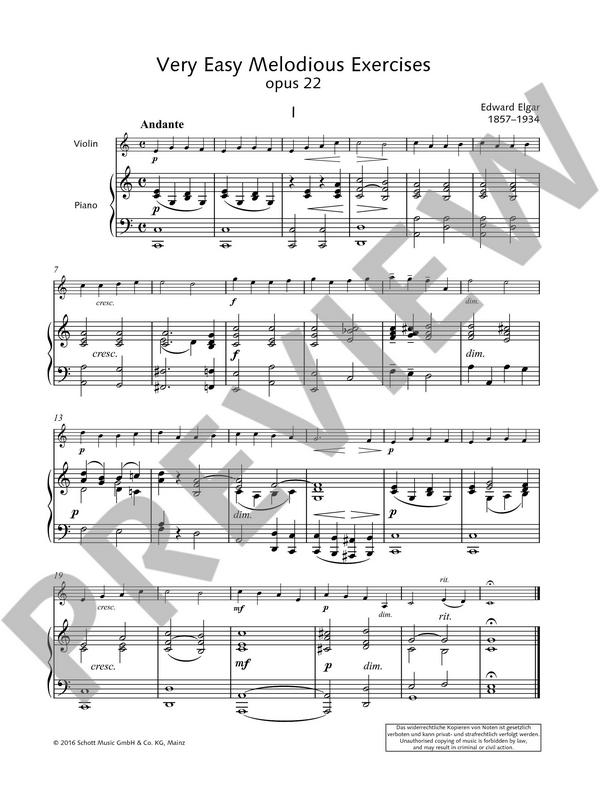 Very easy melodious Exercises op.22