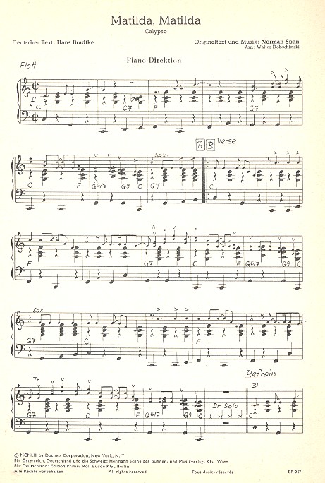 Matilda Matilda   und   Hey Jude: