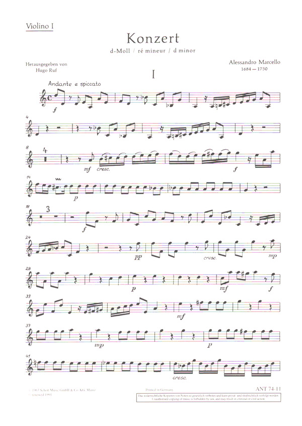 Konzert d-Moll