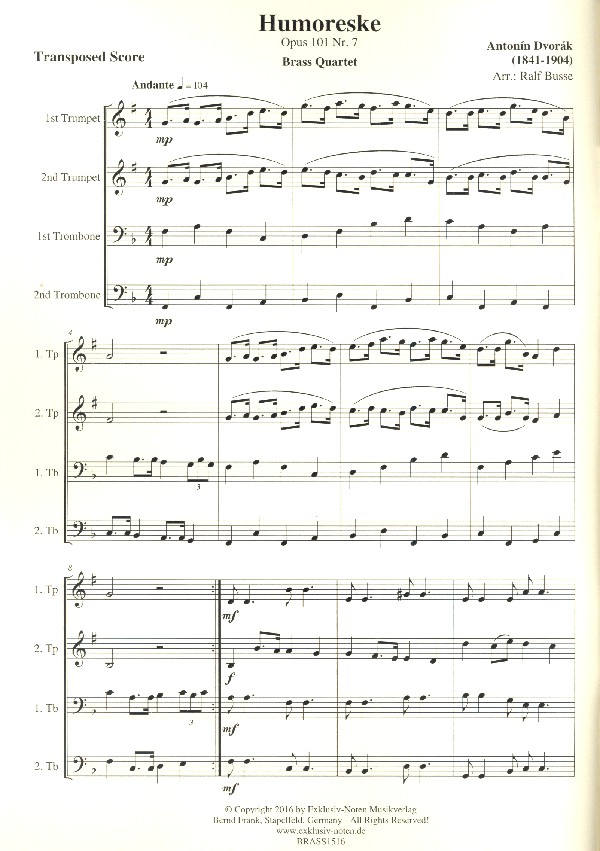 Humoreske op.101,7