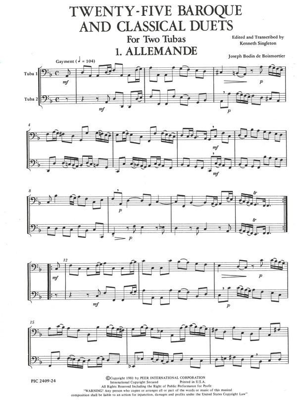 25 Baroque and Classical Duets vol.1