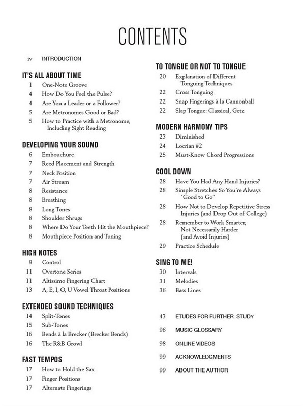 Modern Saxophone Techniques  (+Online Video)