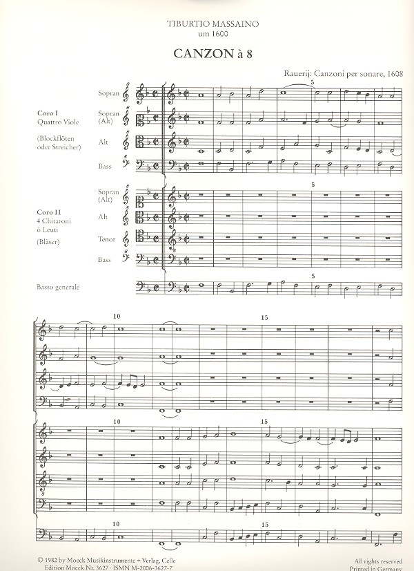 Doppelchörige Canzone
