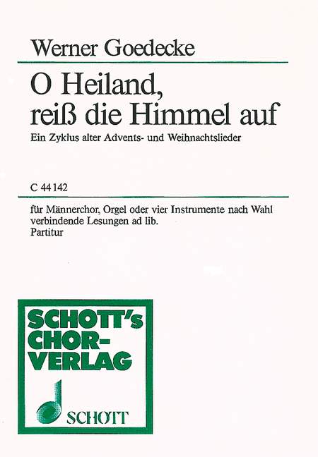 O Heiland reiß die Himmel auf