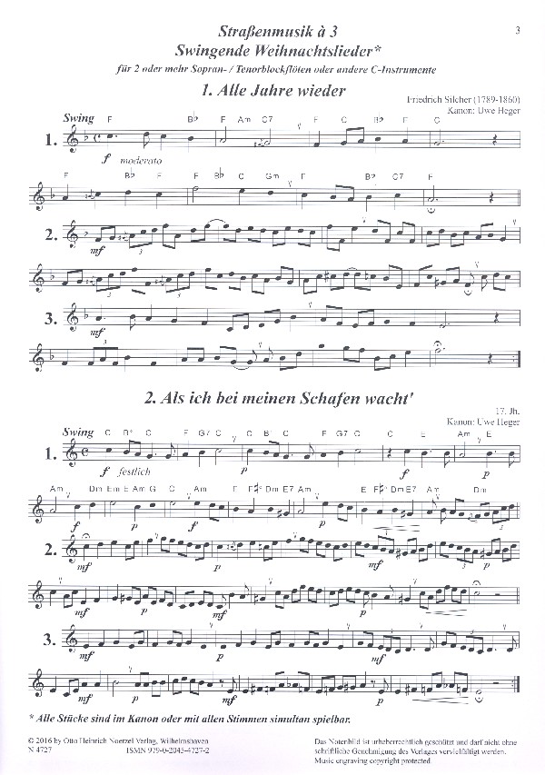 Weihnachtliche Straßenmusik