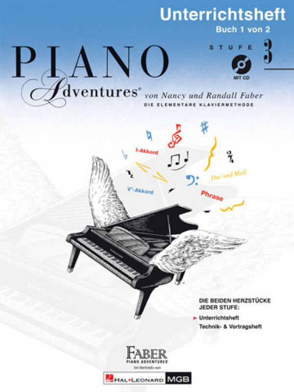 Piano Adventures Stufe 3 - Unterrichtsheft Band 1 (+CD)