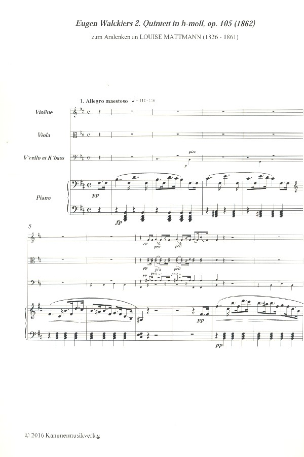 Quintett h-Moll Nr.2 op.105