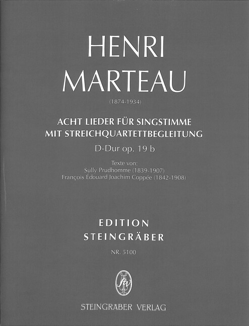 8 Lieder D-Dur op.19b