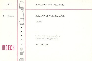 Bekannte Volkslieder Band 1