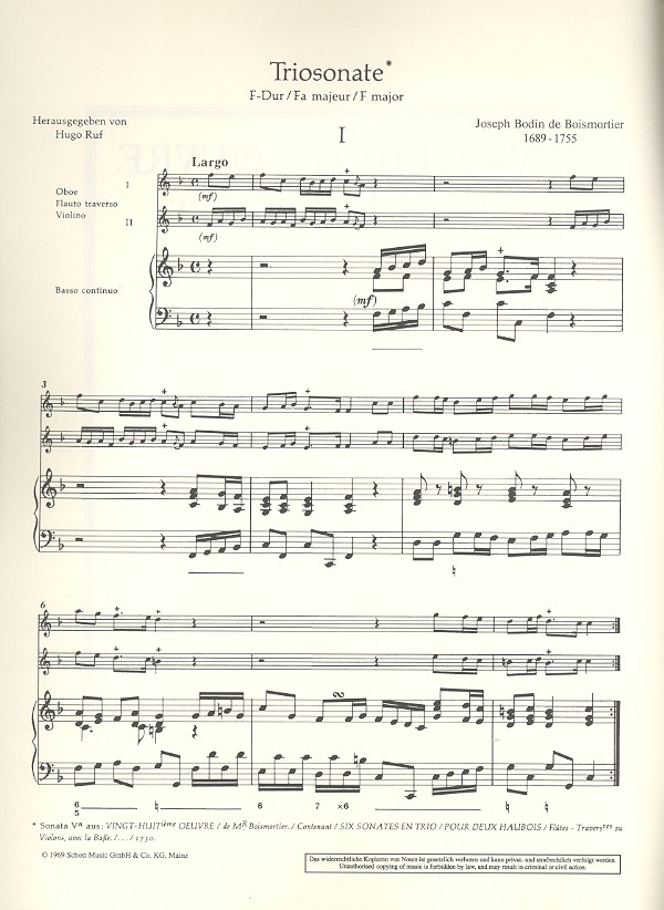 Triosonate F-Dur op.28,5